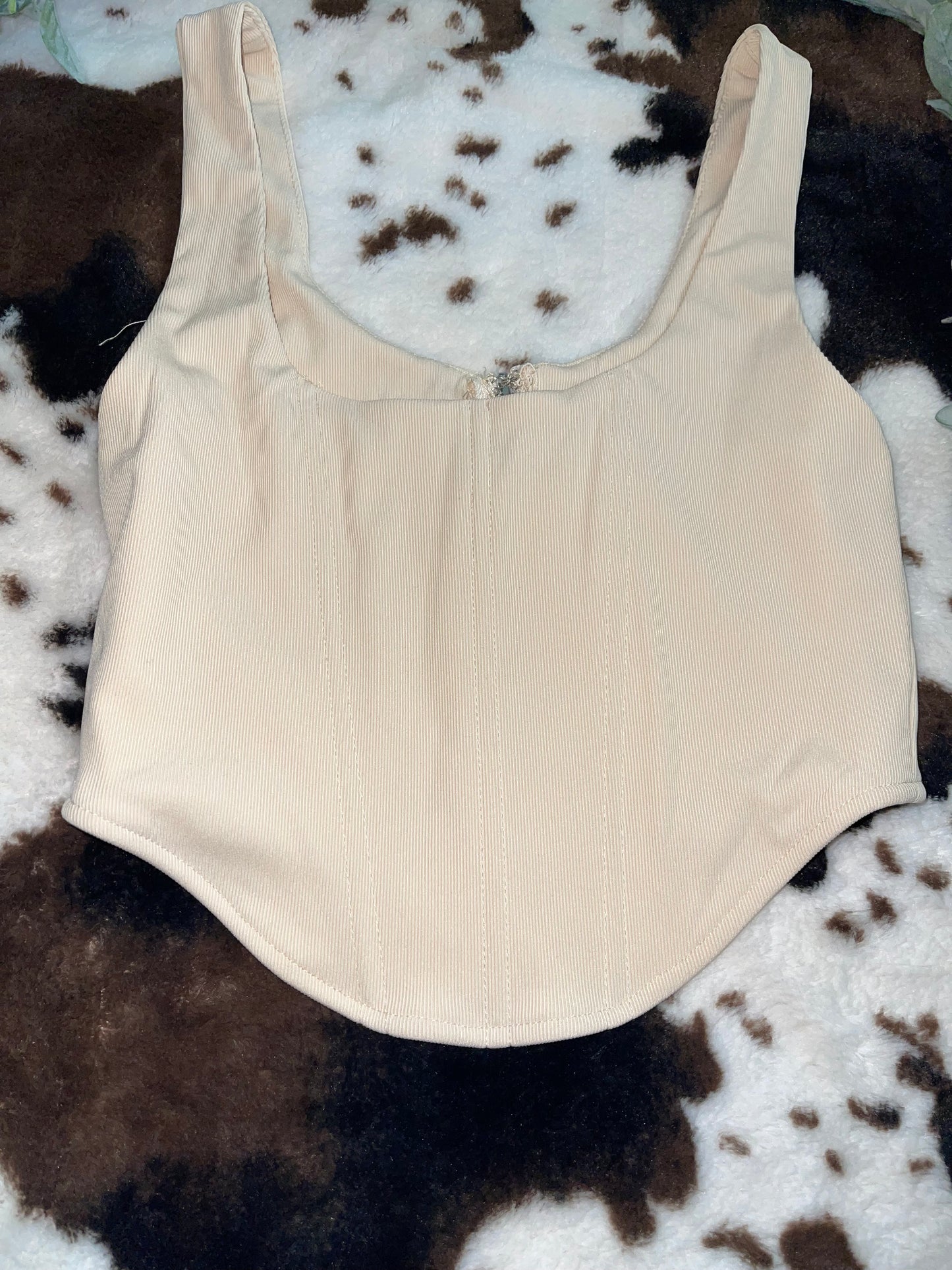 Becca Cropped Corset Top