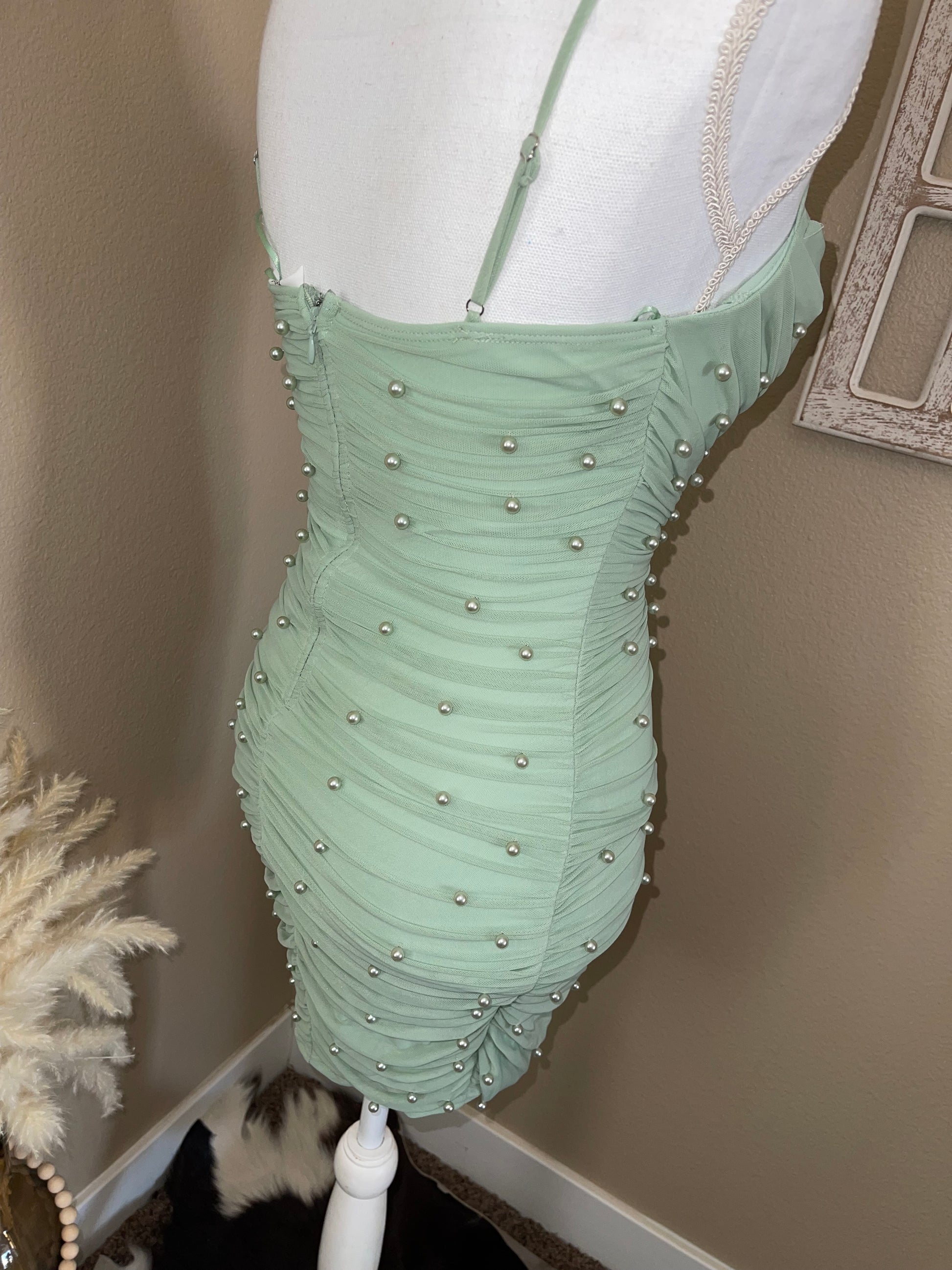 Pearla Mesh Ruched Sleeveless Bodycon Mini Dress Farm Girl Western Boutique Pearla Mesh Ruched Sleeveless Bodycon Mini Dress Farm Girl Western Boutique