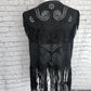 Wild Side Black Fringe Vest