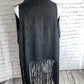 Black Fringe Vest