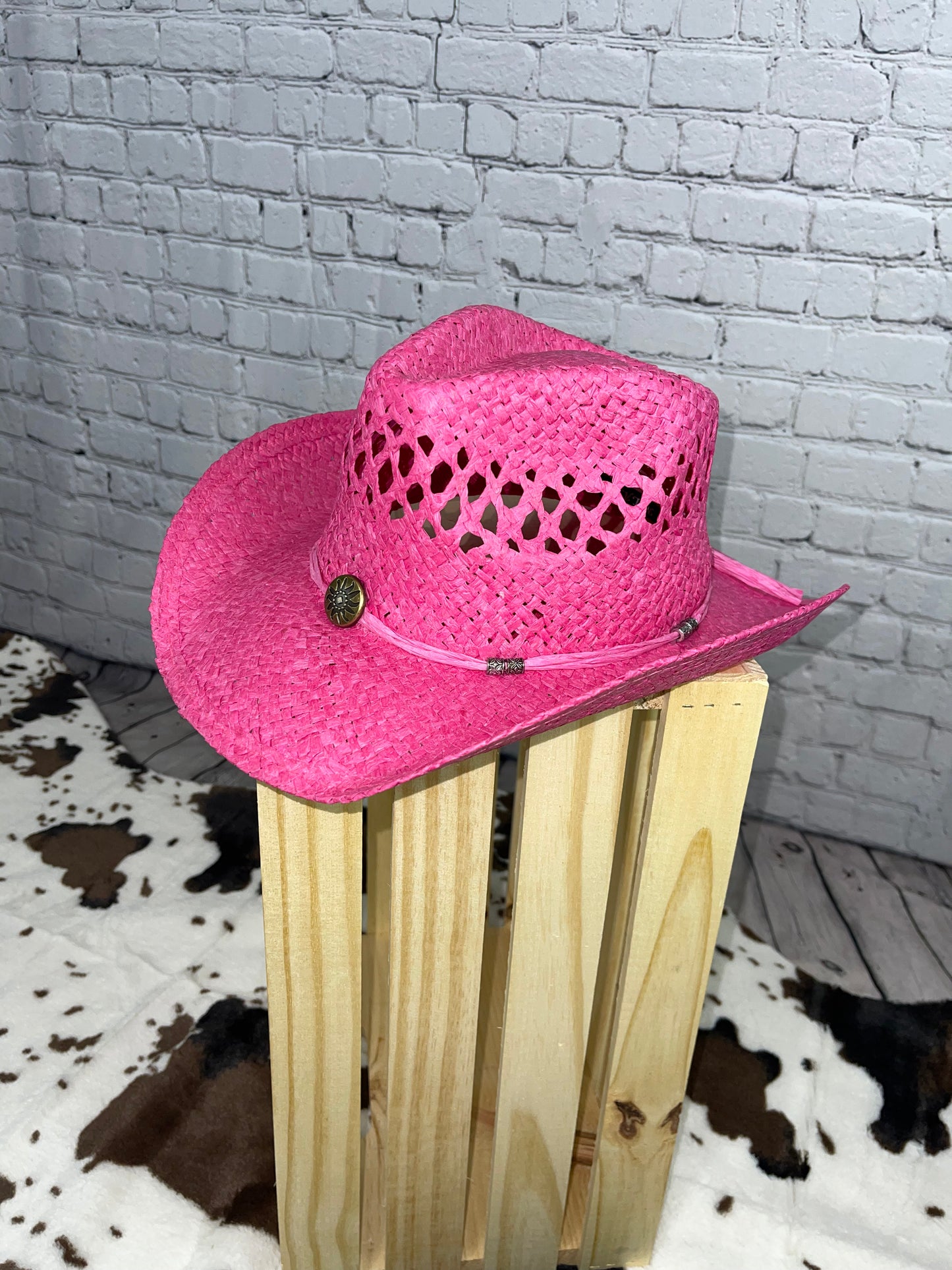 Straw Cowgirl Hat