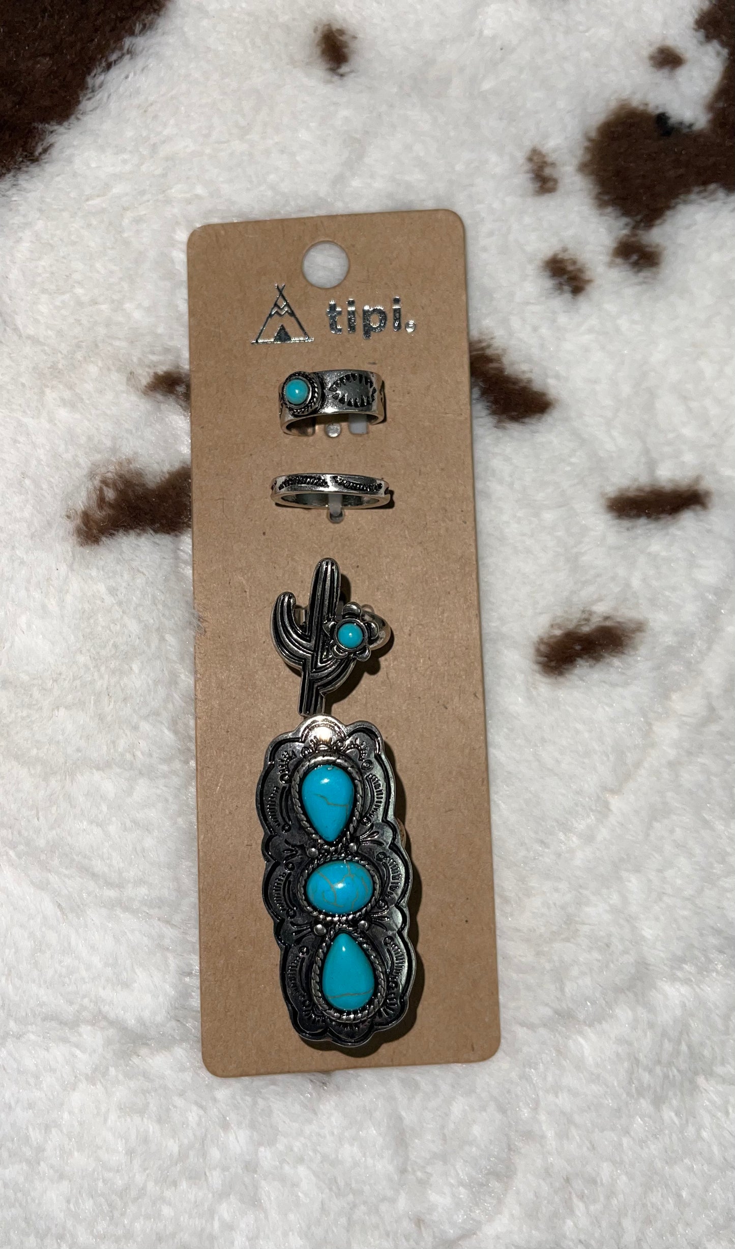 Turquoise Ring Set